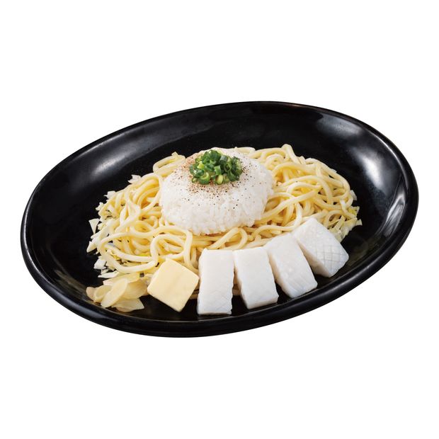 旨イカバターそば飯